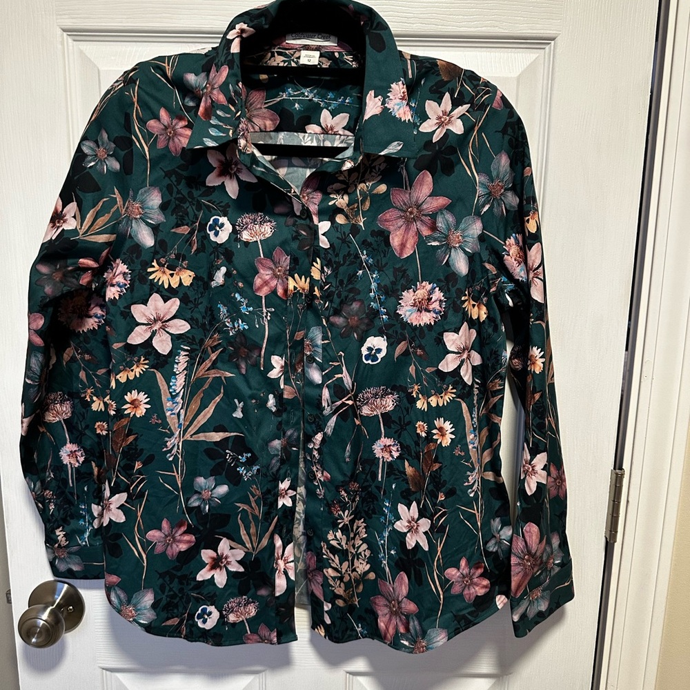 Coldwater Creek Cotton Shirt - NWOT - women’s size 12